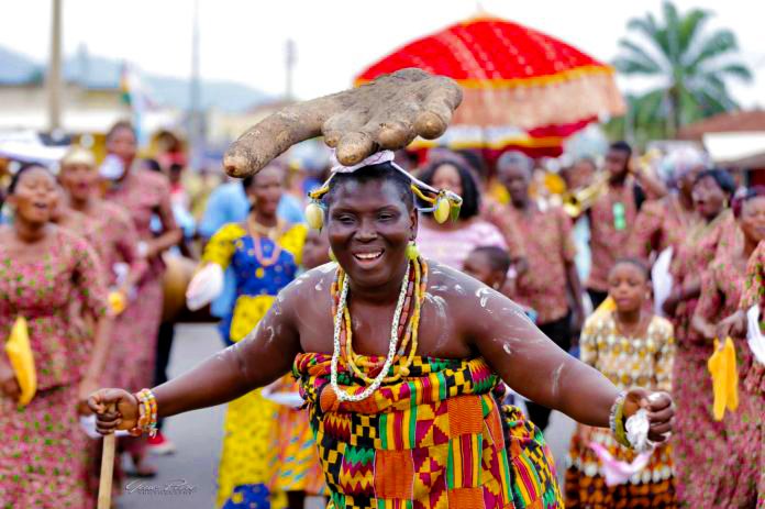 Yam Festival Display
